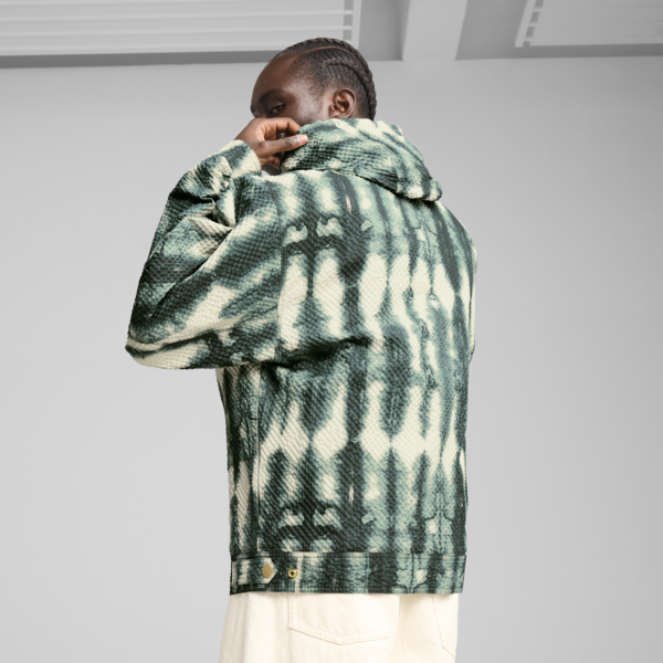 Campera PALAIS ARTISAN Cloqué para hombre, Green Moon, large-ARG