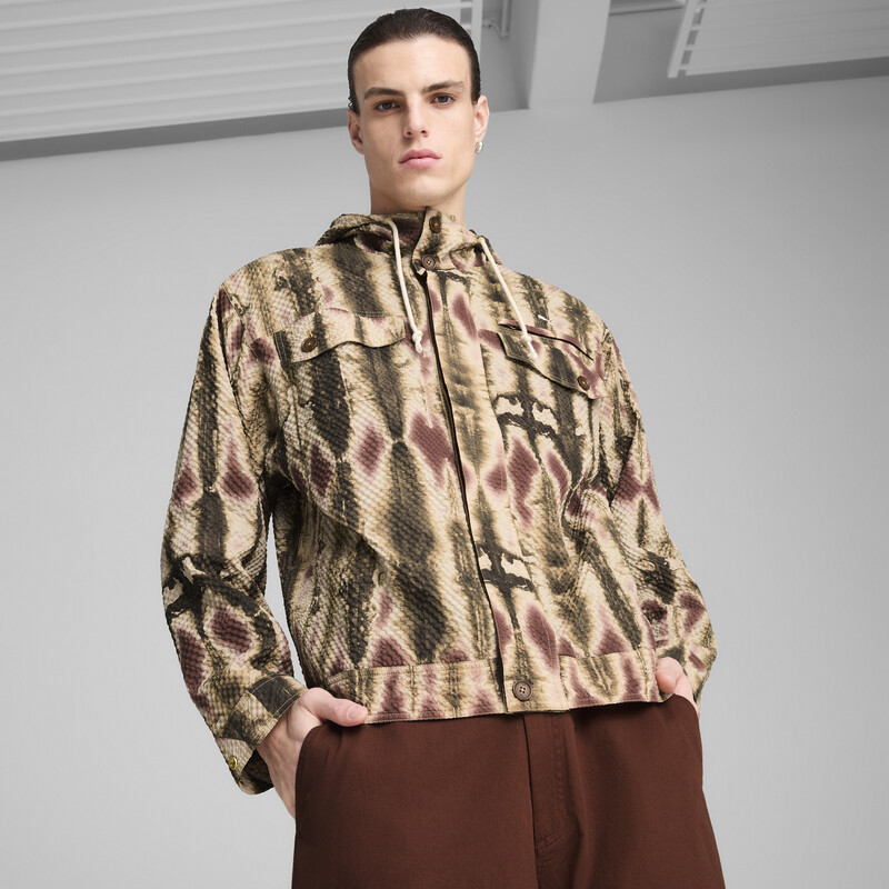 

Men's PUMA PALAIS ARTISAN Seersucker Oversized Jacket