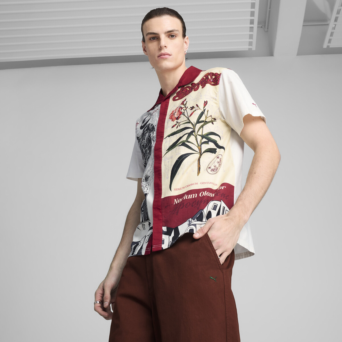 PALAIS ARTISAN Shirt Men in Alpine Snow by PUMA, XS