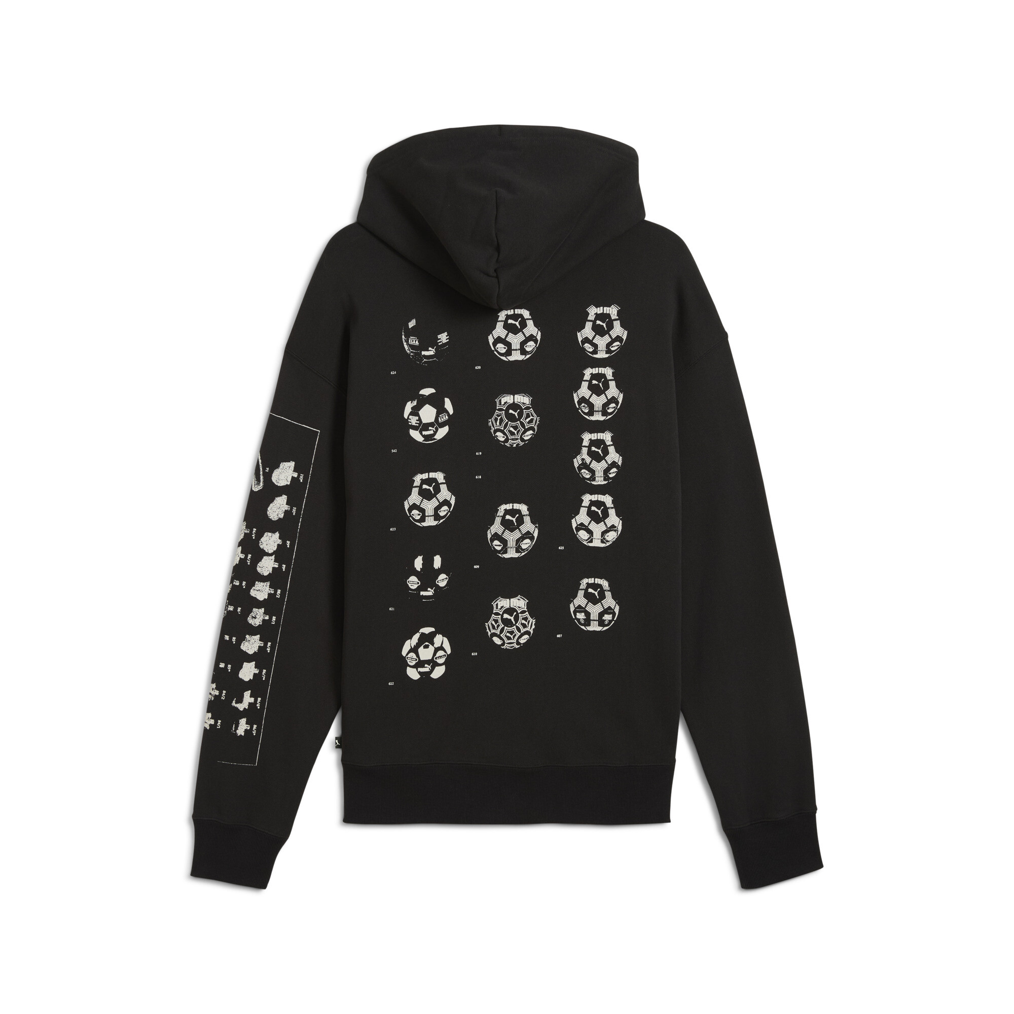 GRAPHICS Football hoodie voor Heren, Zwart, Maat XL | PUMA