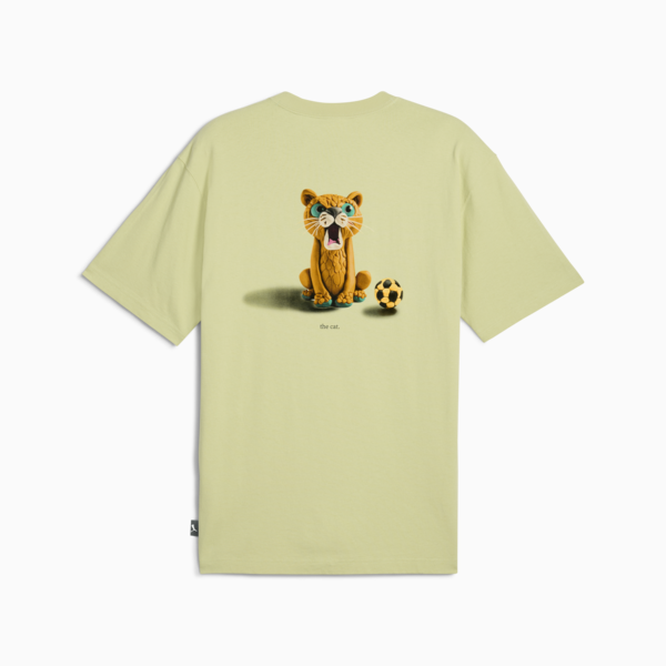 GRAPHICS The PUMA Cat Tee Men, Pistachio Green, large-ZAF
