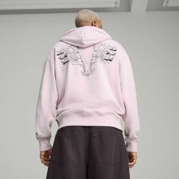 Sudadera PUMA x CHARLOTTE ROHDE para hombre, Rose Mauve, large-MEX