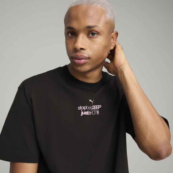 PUMA x CHARLOTTE ROHDE Tee Men, PUMA Black, large-MEX