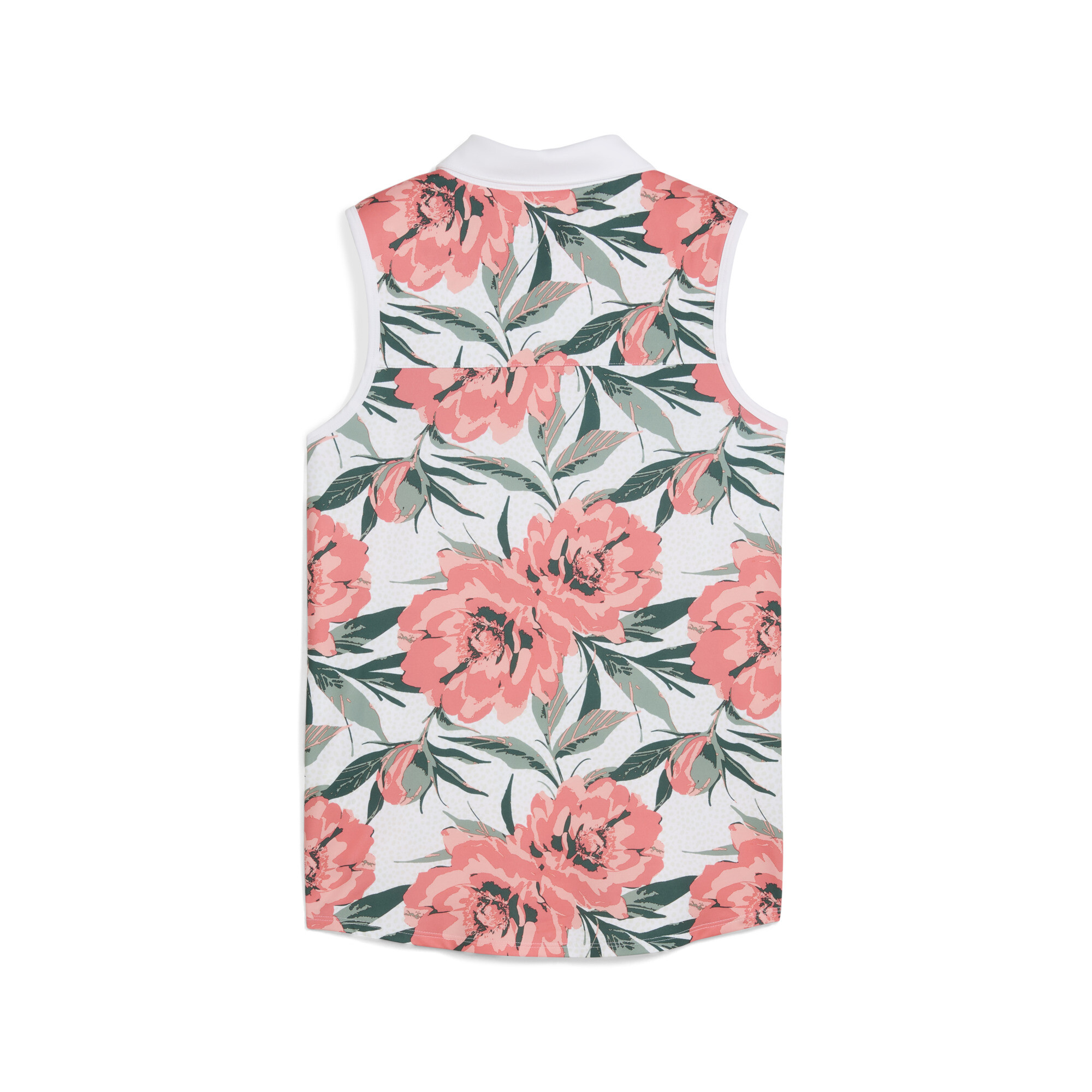 PUMA MATTR Beautiful Game mouwloze polo voor Dames, Roze/Wit