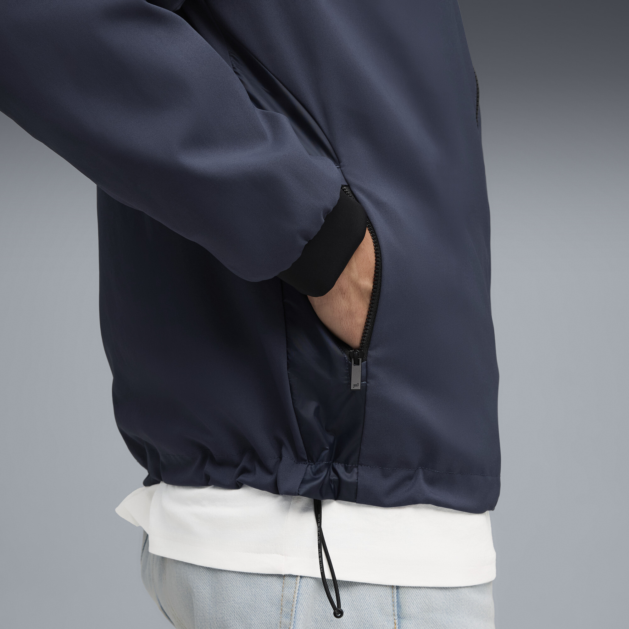 PUMA Porsche Design geweven tech jack voor Heren, Blauw, Maat XL thumbnail 7