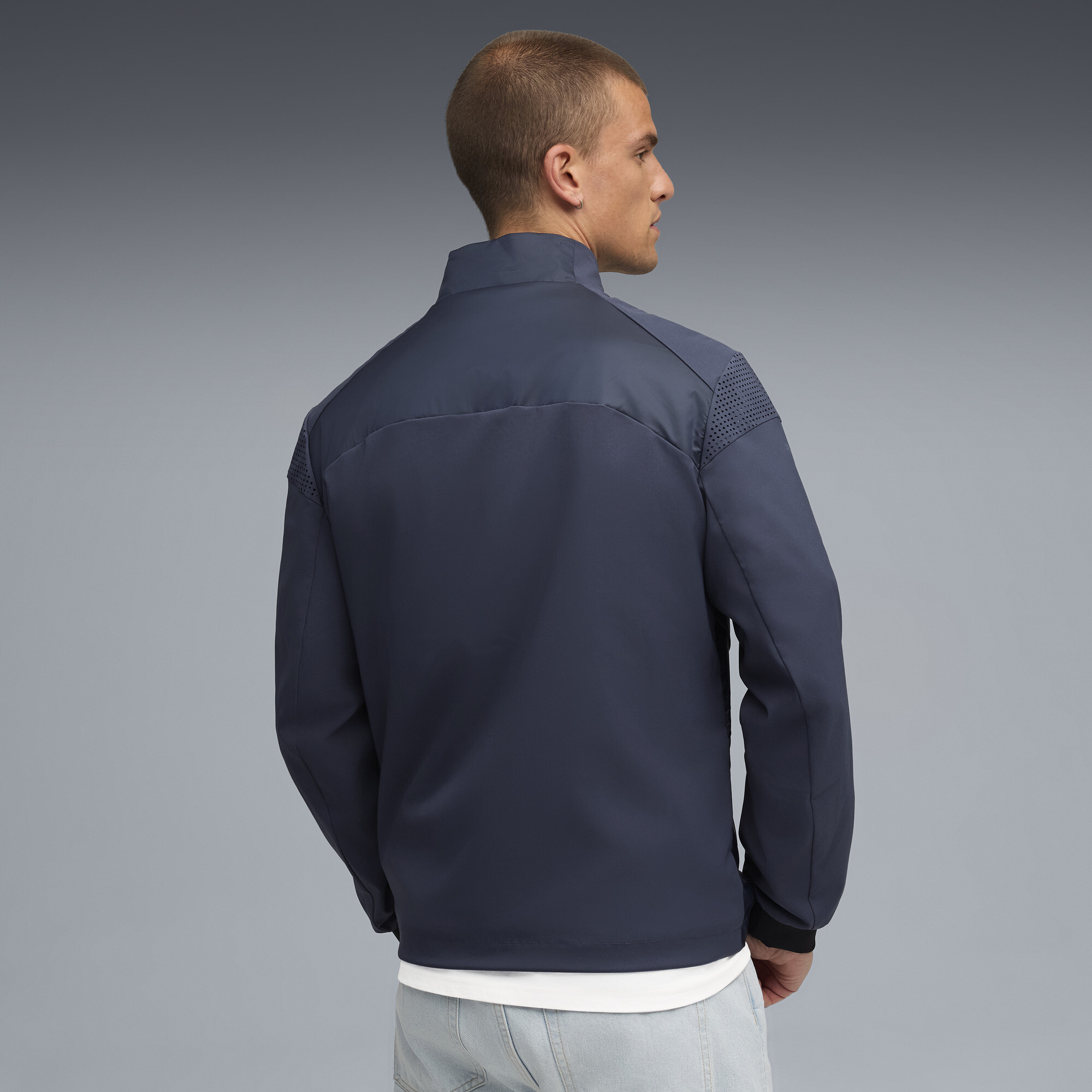 PUMA Porsche Design geweven tech jack voor Heren, Blauw, Maat XL thumbnail 5