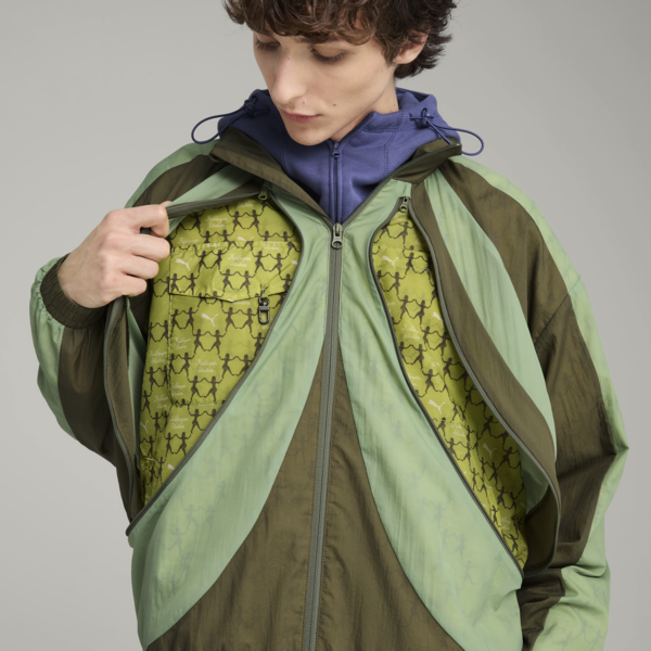 PUMA x KIDSUPER Windbreaker Men, Dusty Green, large-ZAF