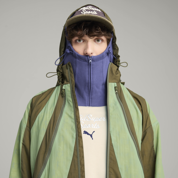 PUMA x KIDSUPER Windbreaker Men, Dusty Green, large-MEX