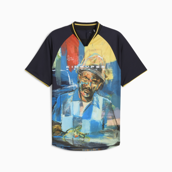 PUMA x KIDSUPER Graphic Jersey Men, New Navy, large-MEX