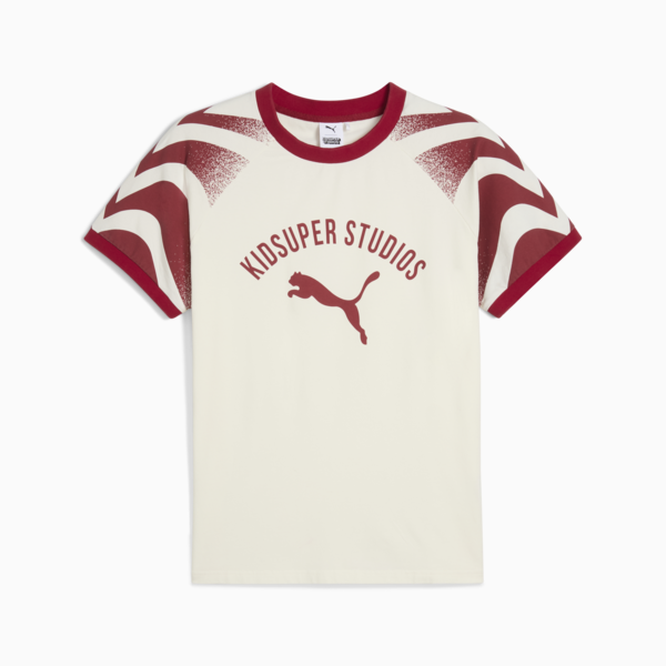 PUMA x KIDSUPER Ringer Tee Men, Warm White, large-MEX