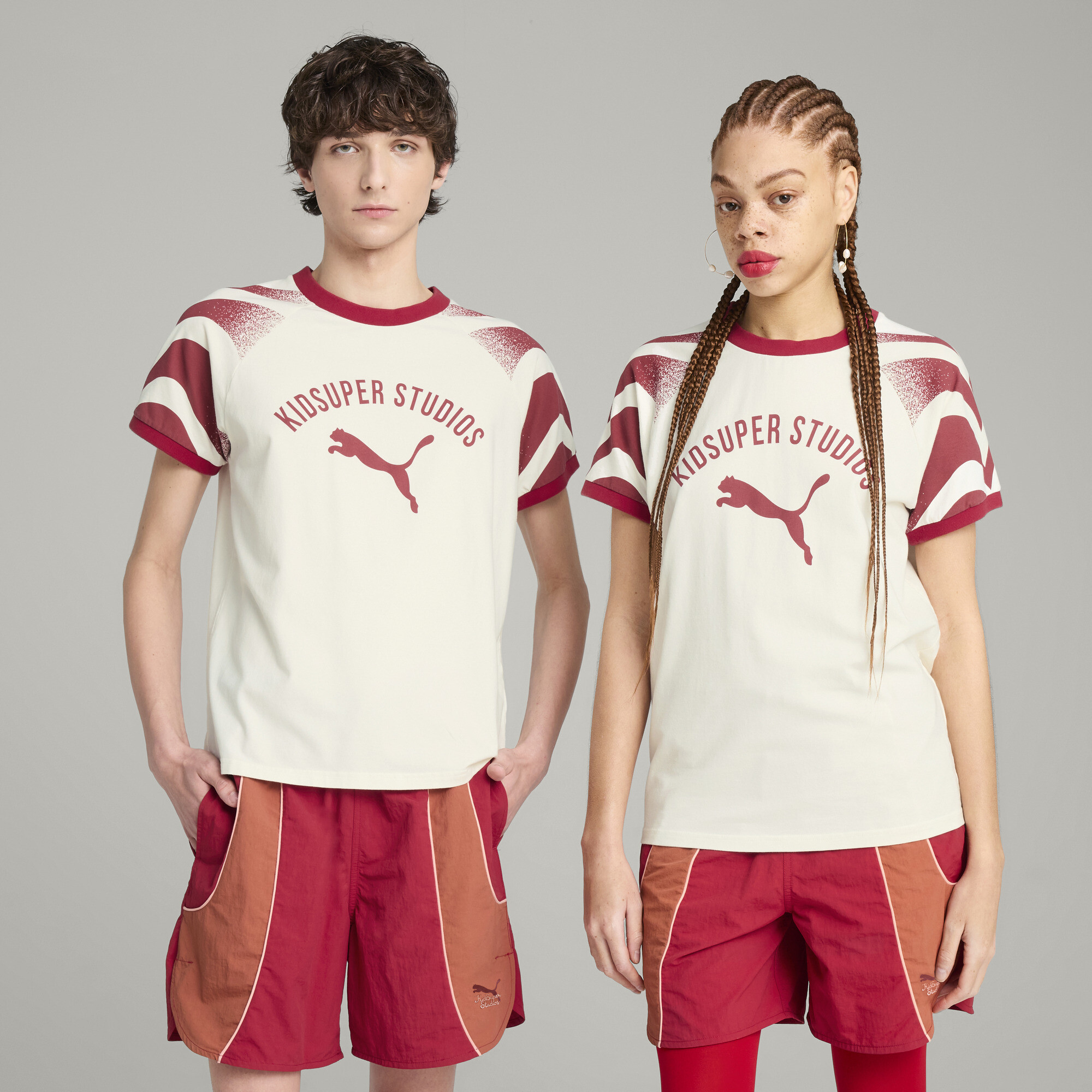 Camiseta Ringer PUMA x KIDSUPER Masculina | white | PUMA