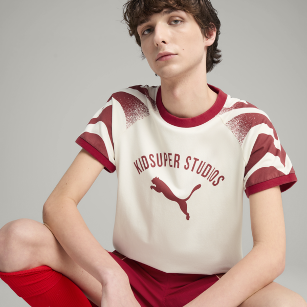 Remera PUMA x KIDSUPER para hombre, Warm White, large-ARG