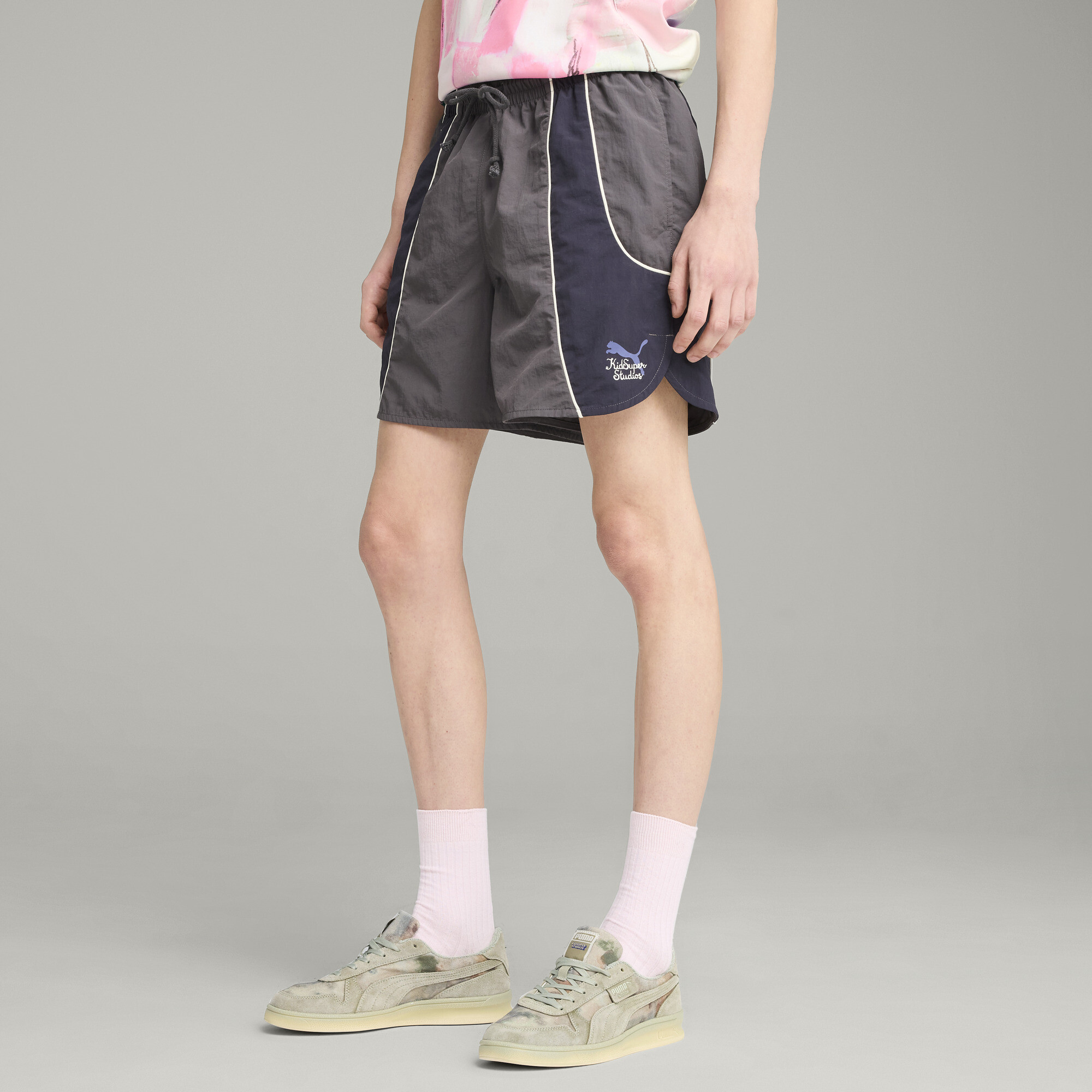 Puma x KIDSUPER Shorts Unisex | Mit Colorful | Dark Coal | Größe: S