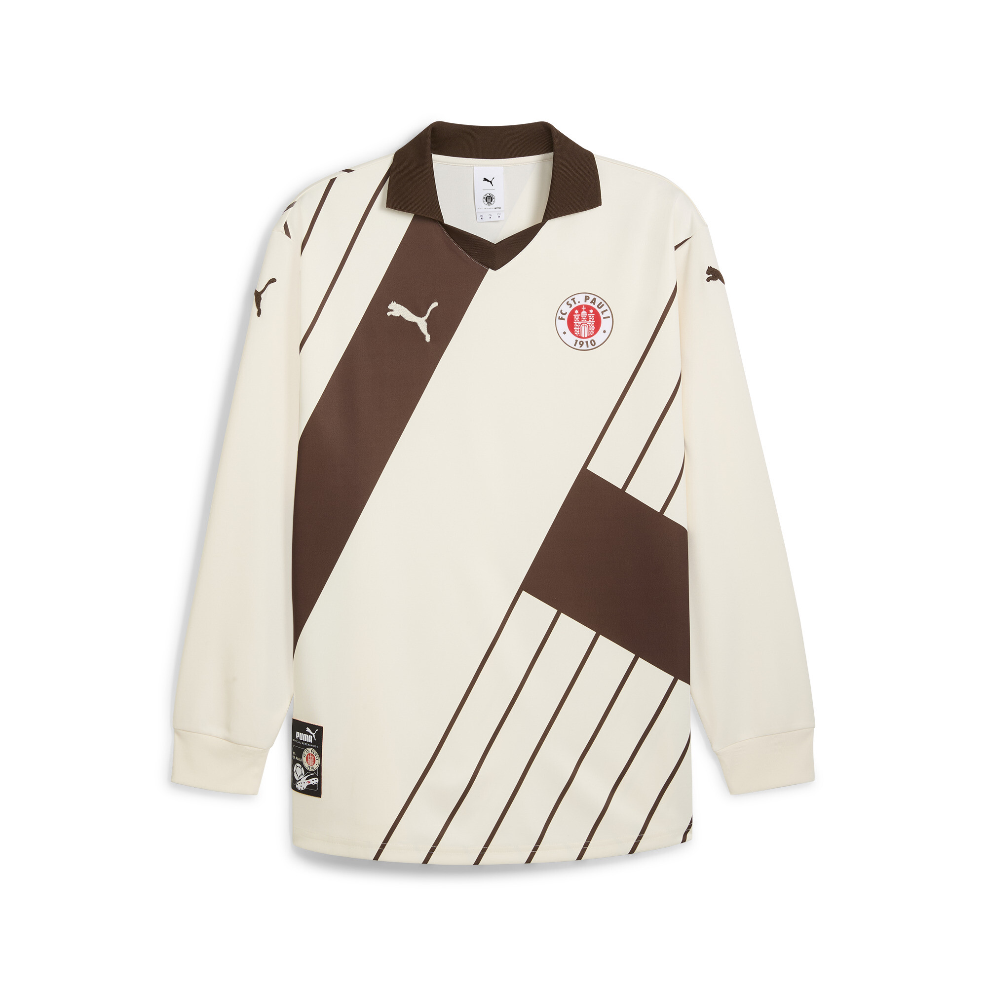 Puma X FC ST. PAULI Jersey Unisex, Beige, Size S, Clothing