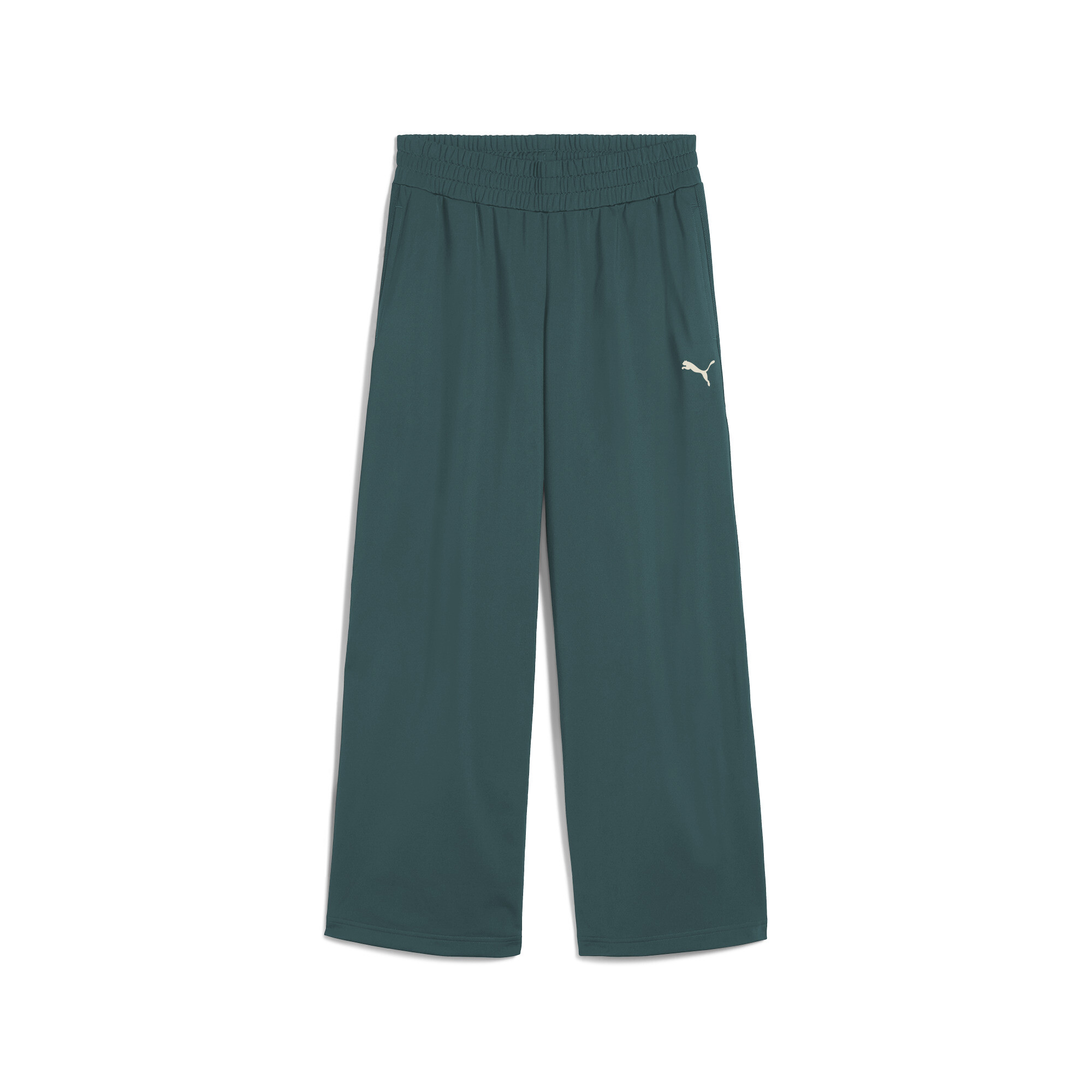 Women's Puma CLASSICS Popper Pants, Green, Size XL, Clothing