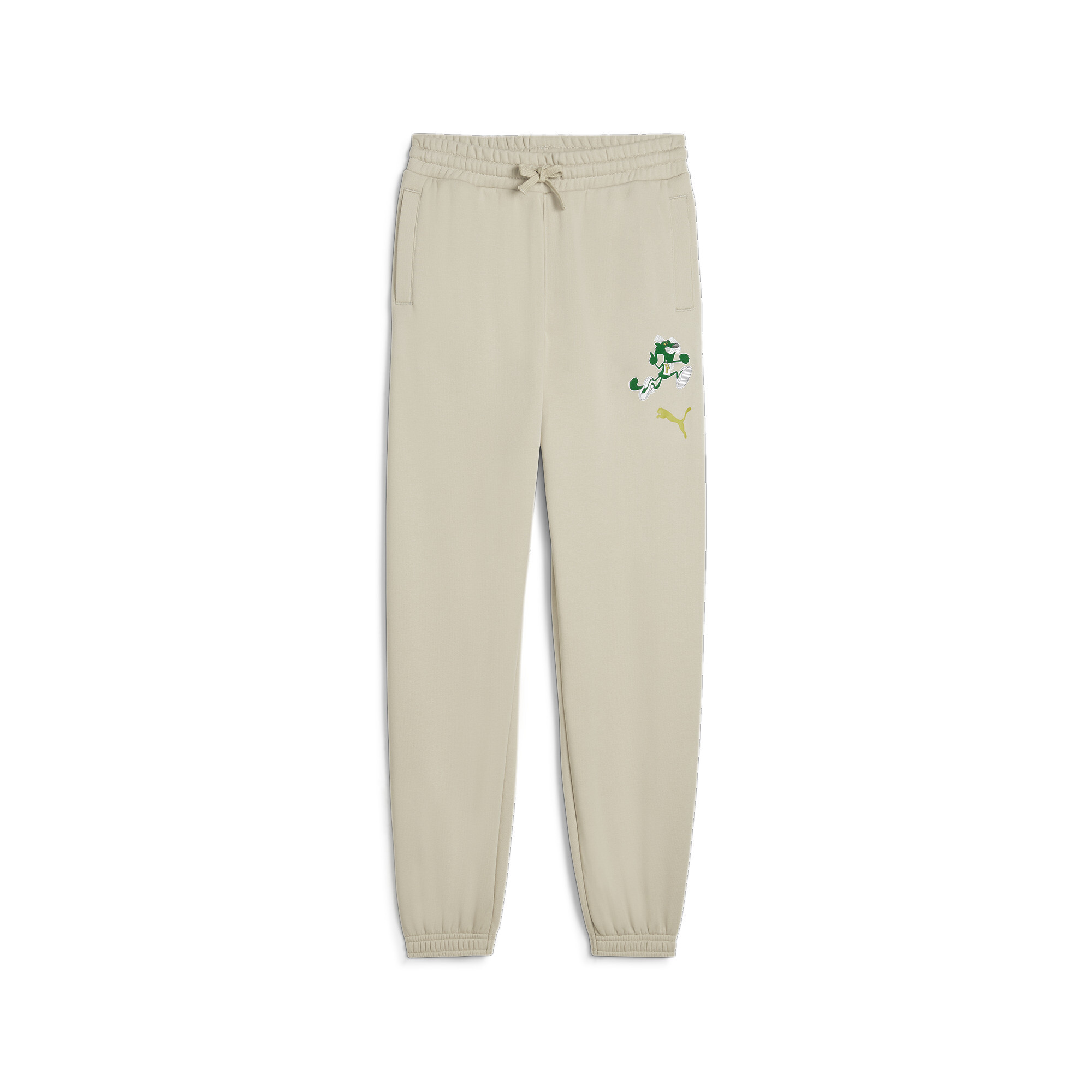 Men's DOWNTOWN SUPER Puma Pants Youth, Beige, Size 9-10Y, Clothing