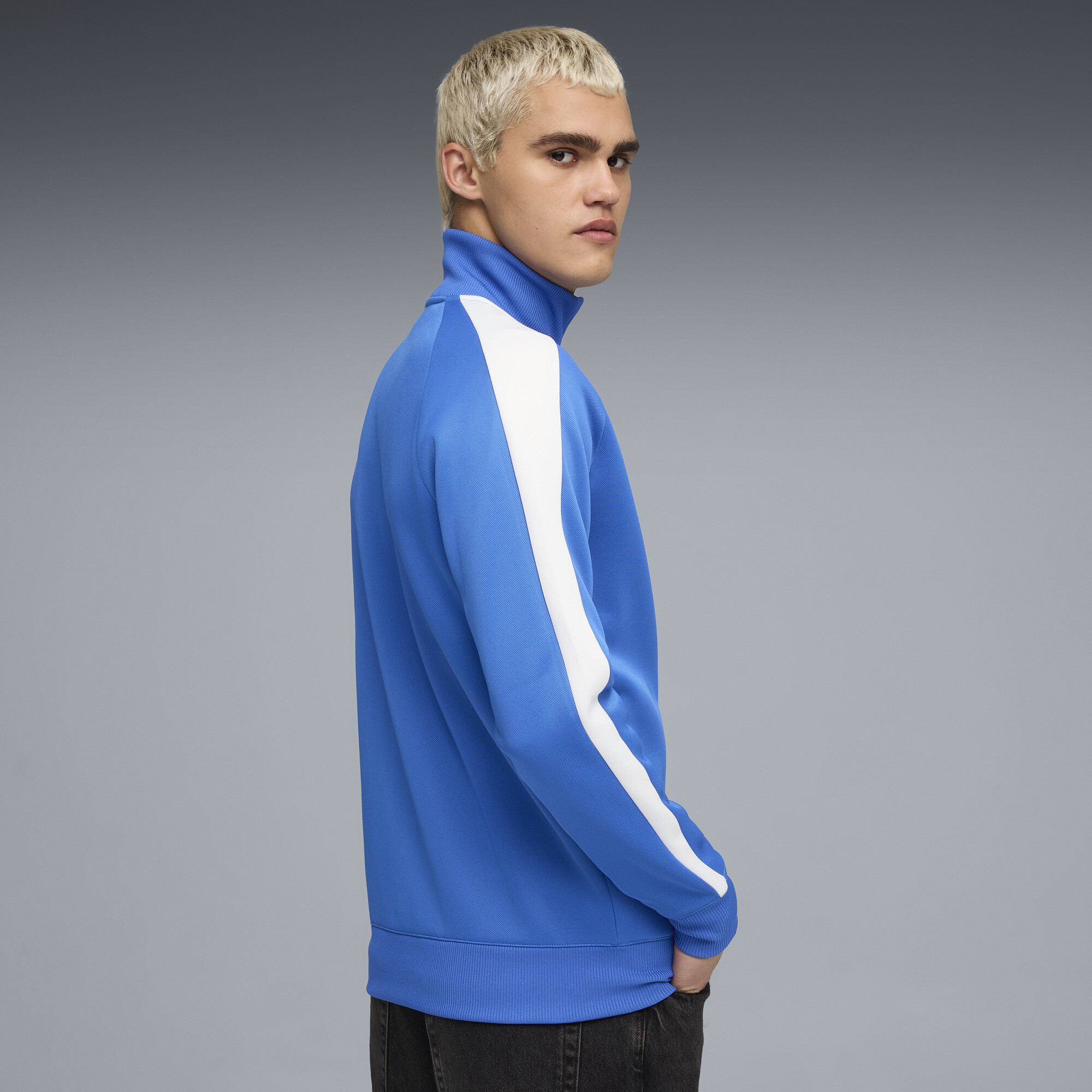 PUMA T7 ALWAYS ON trainingsjack voor Heren, Blauw, Maat XS thumbnail 5