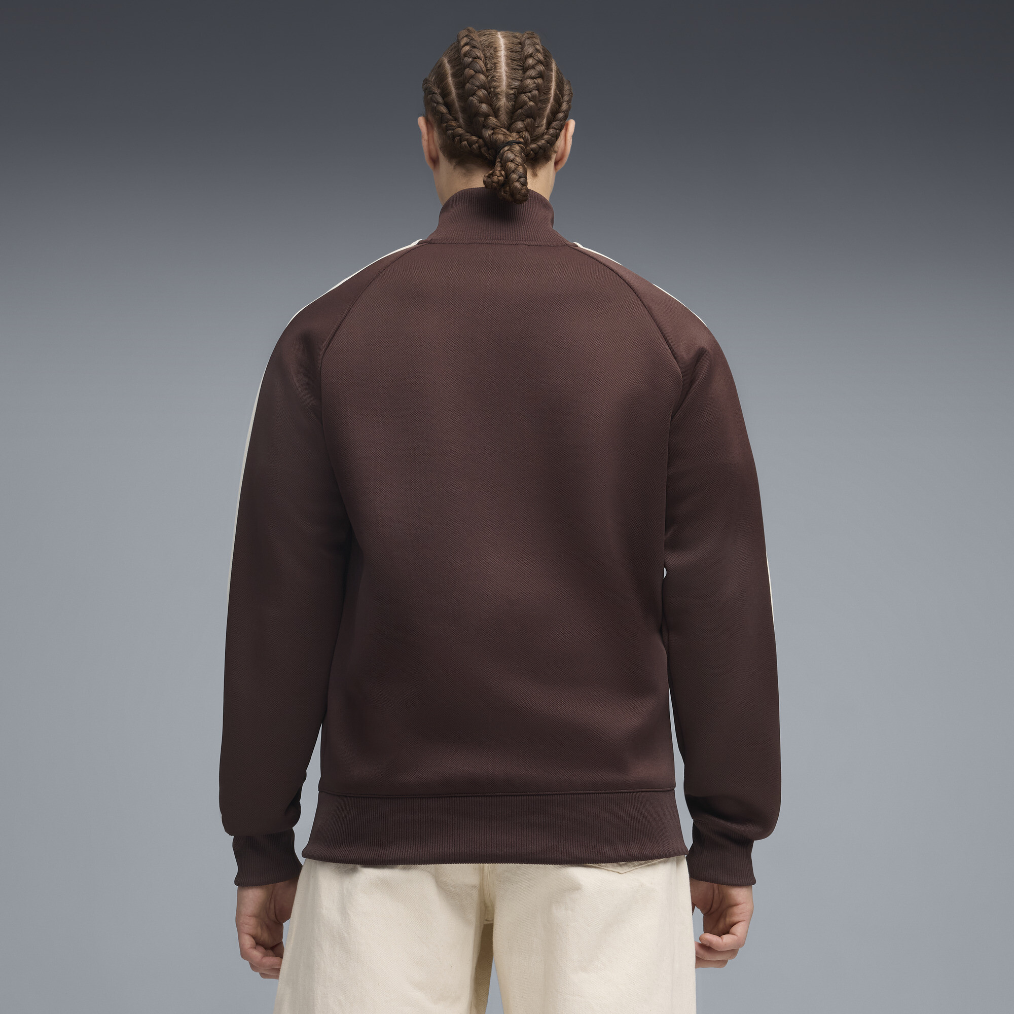 PUMA T7 ALWAYS ON trainingsjack voor Heren, Bruin, Maat M thumbnail 5