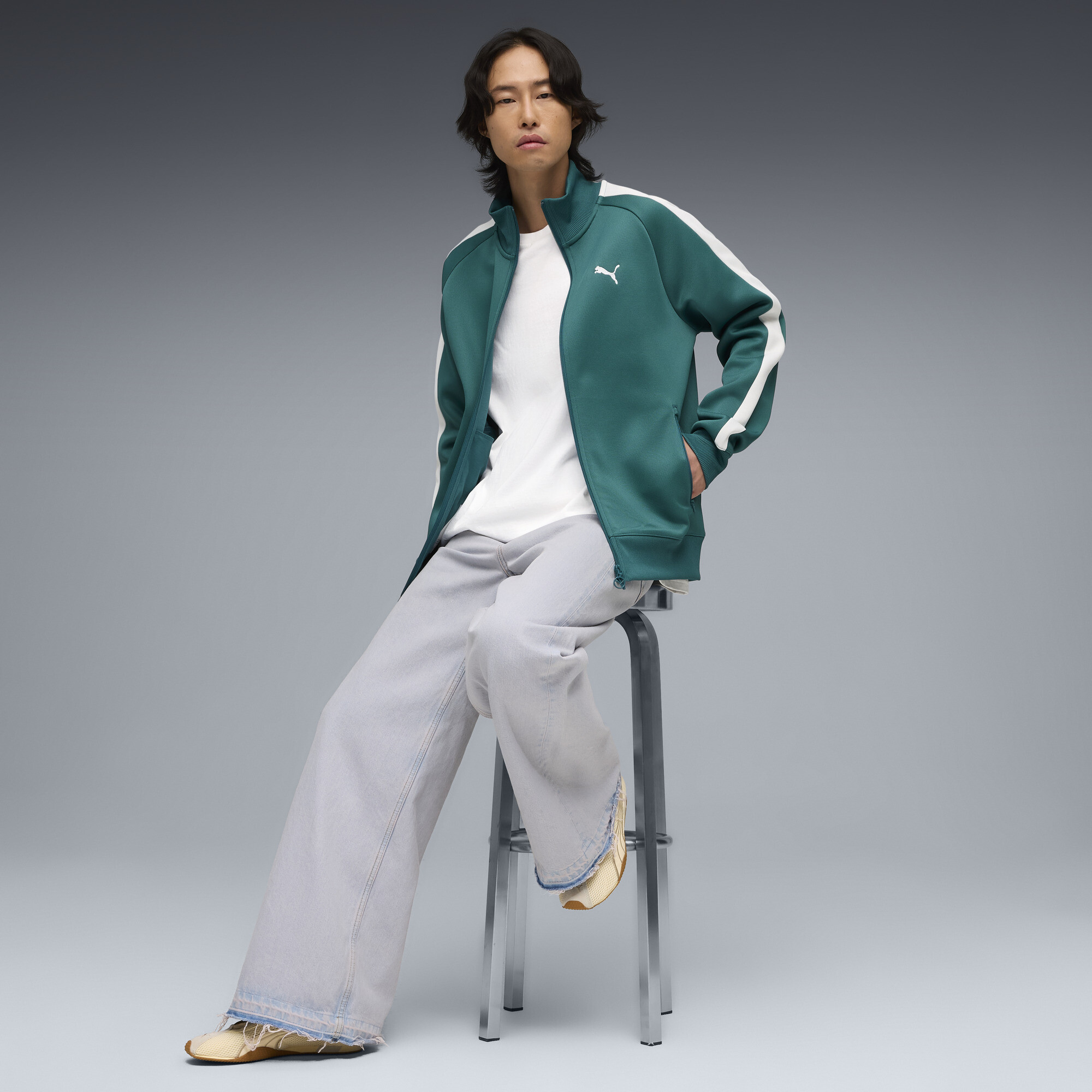 PUMA T7 ALWAYS ON trainingsjack voor Heren, Maat XS thumbnail 4