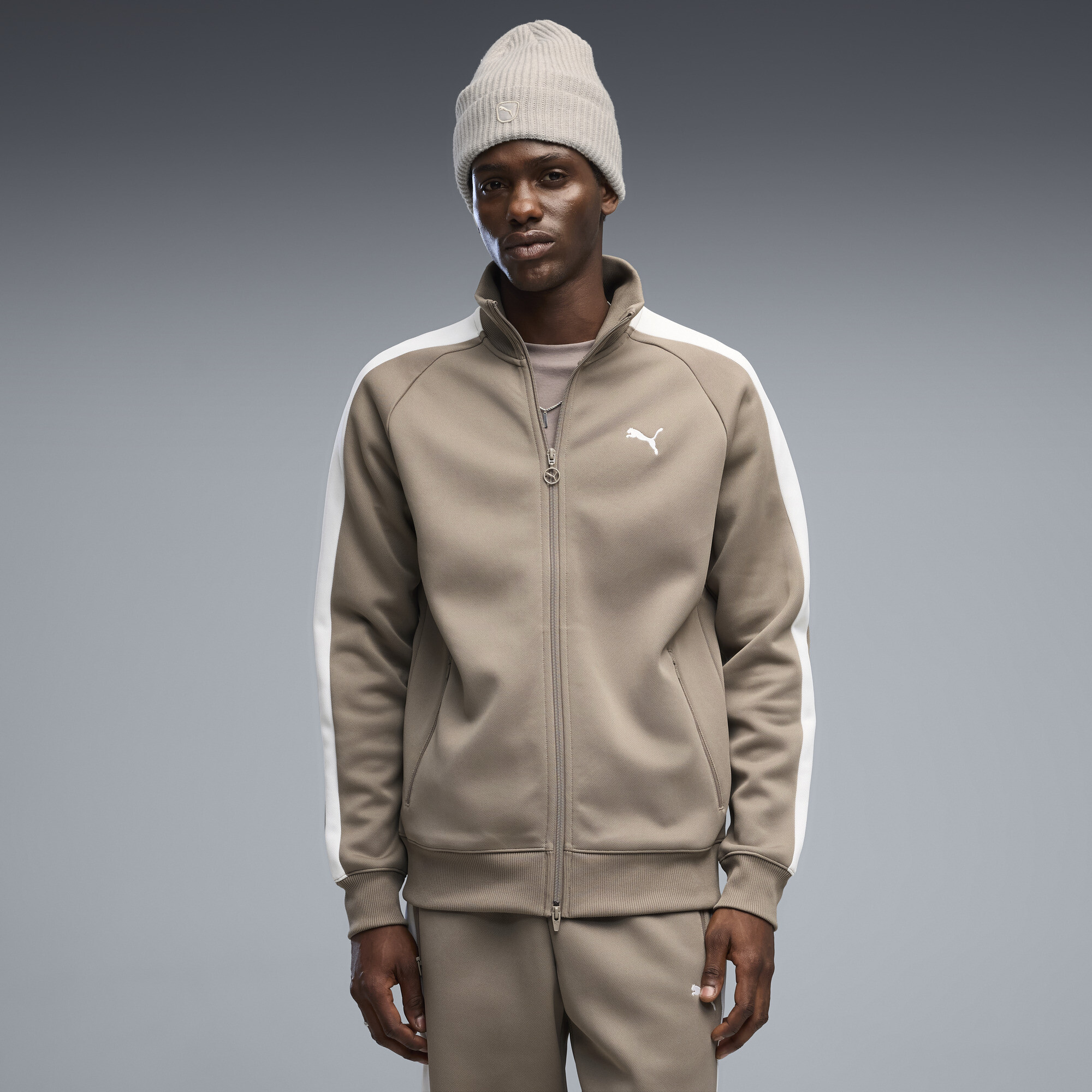 Олимпийка T7 ALWAYS ON Track Jacket Men | Цвет: Бежевый | Mouse