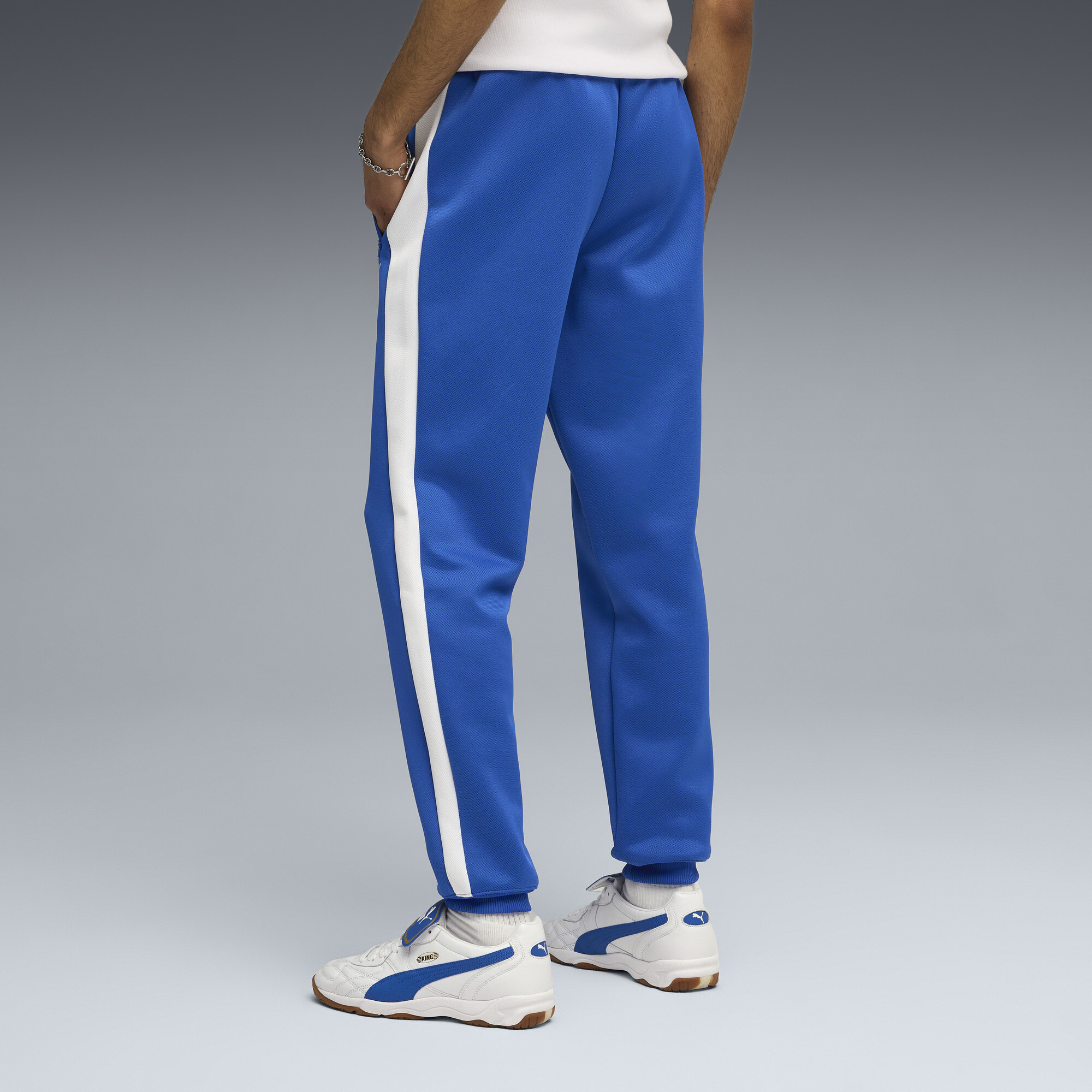 PUMA T7 ALWAYS ON trainingsbroek voor Heren, Blauw, Maat S thumbnail 5