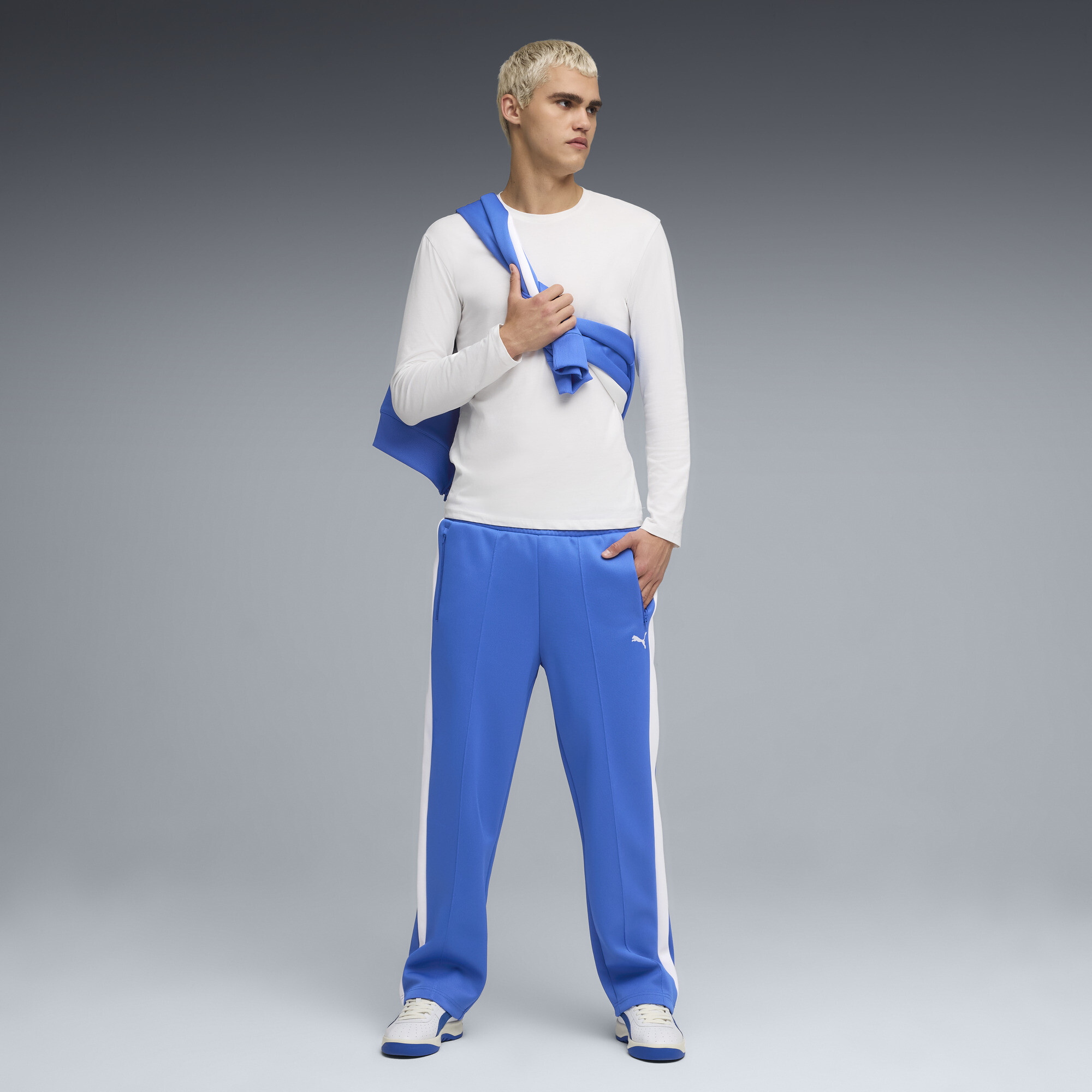 PUMA T7 ALWAYS ON Relaxed trainingsbroek voor Heren, Blauw, Maat L thumbnail 4