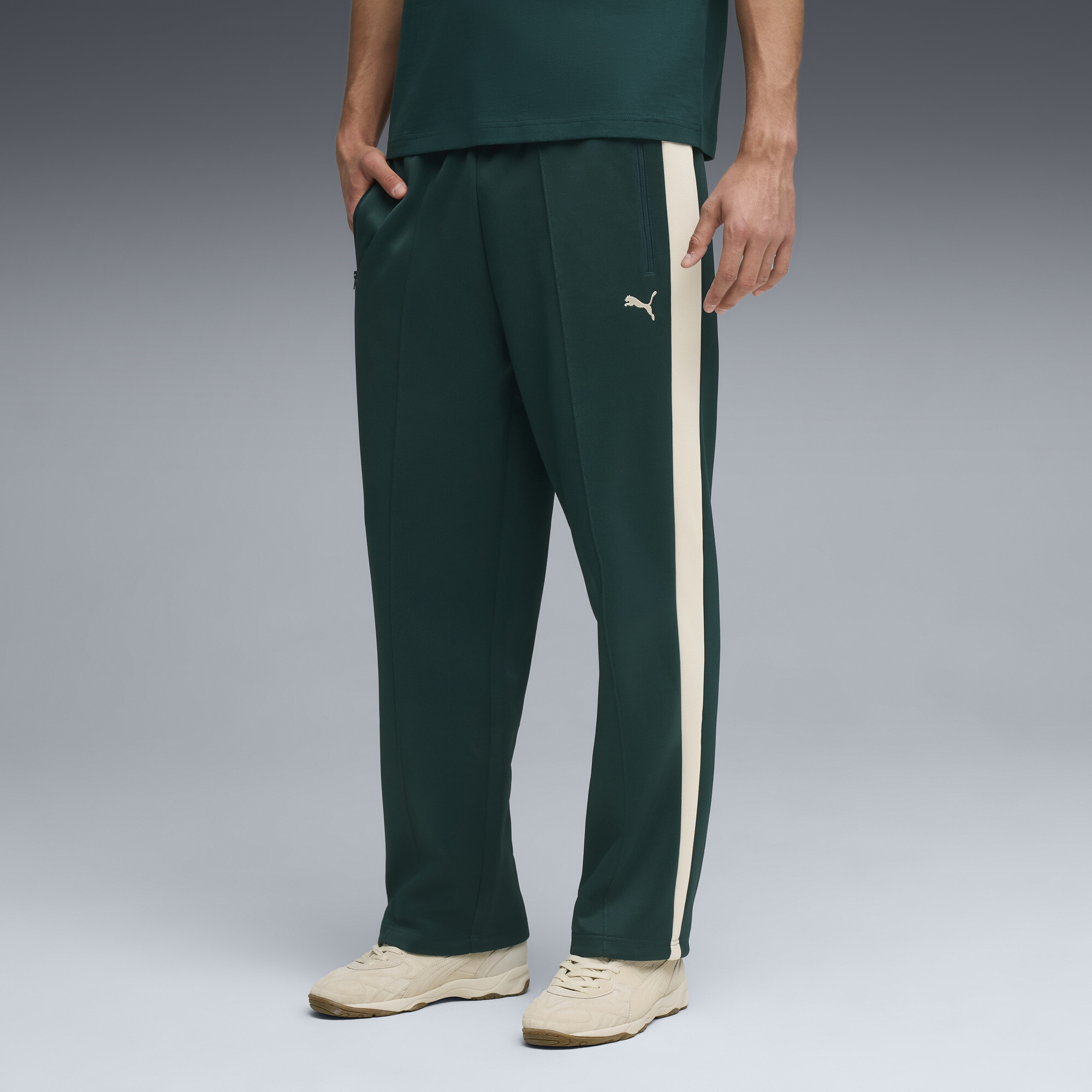 Брюки T7 ALWAYS ON Relaxed Track Pants Men | Цвет: Зеленый | Green
