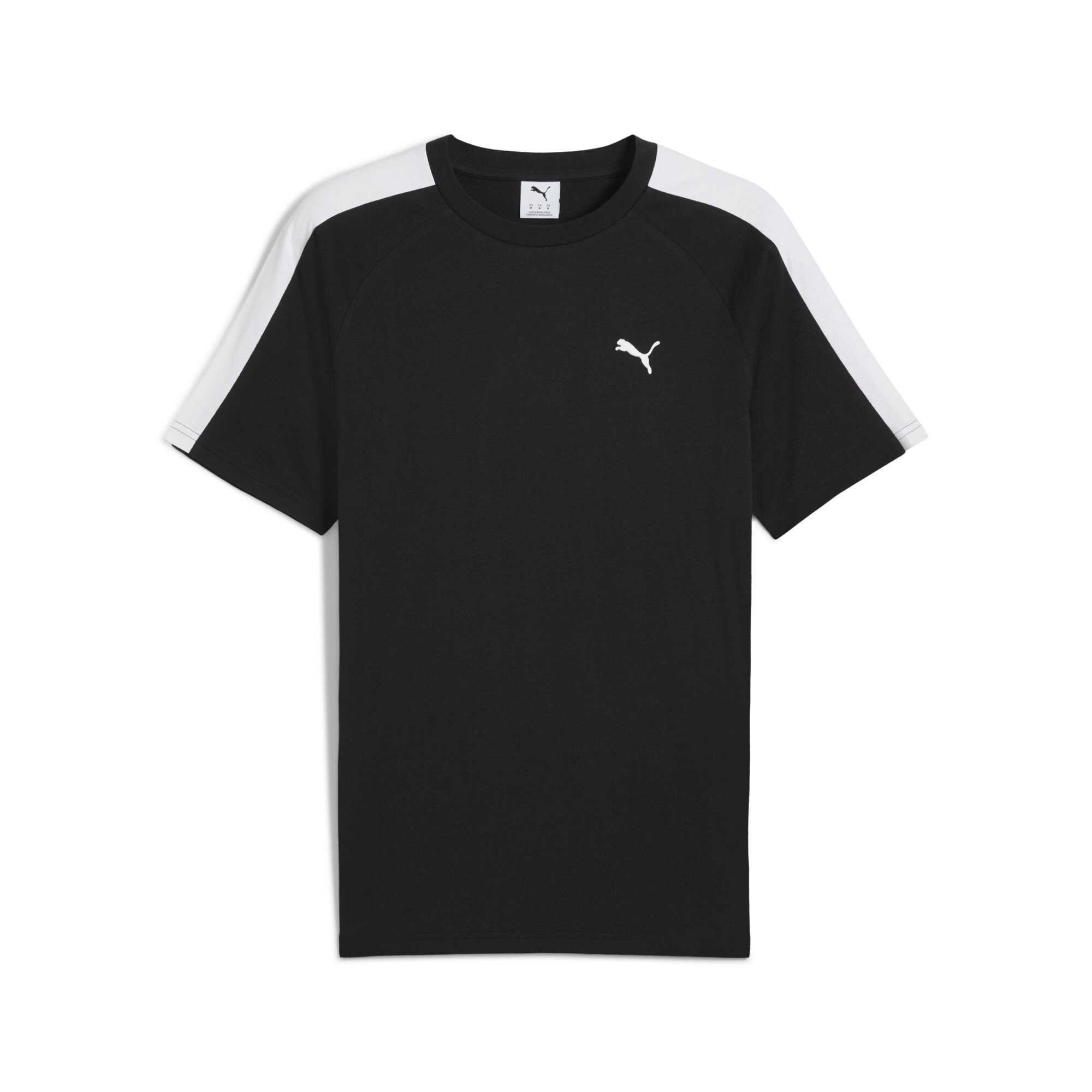 PUMA T7 T-shirt voor Heren, Zwart, Maat M thumbnail 3