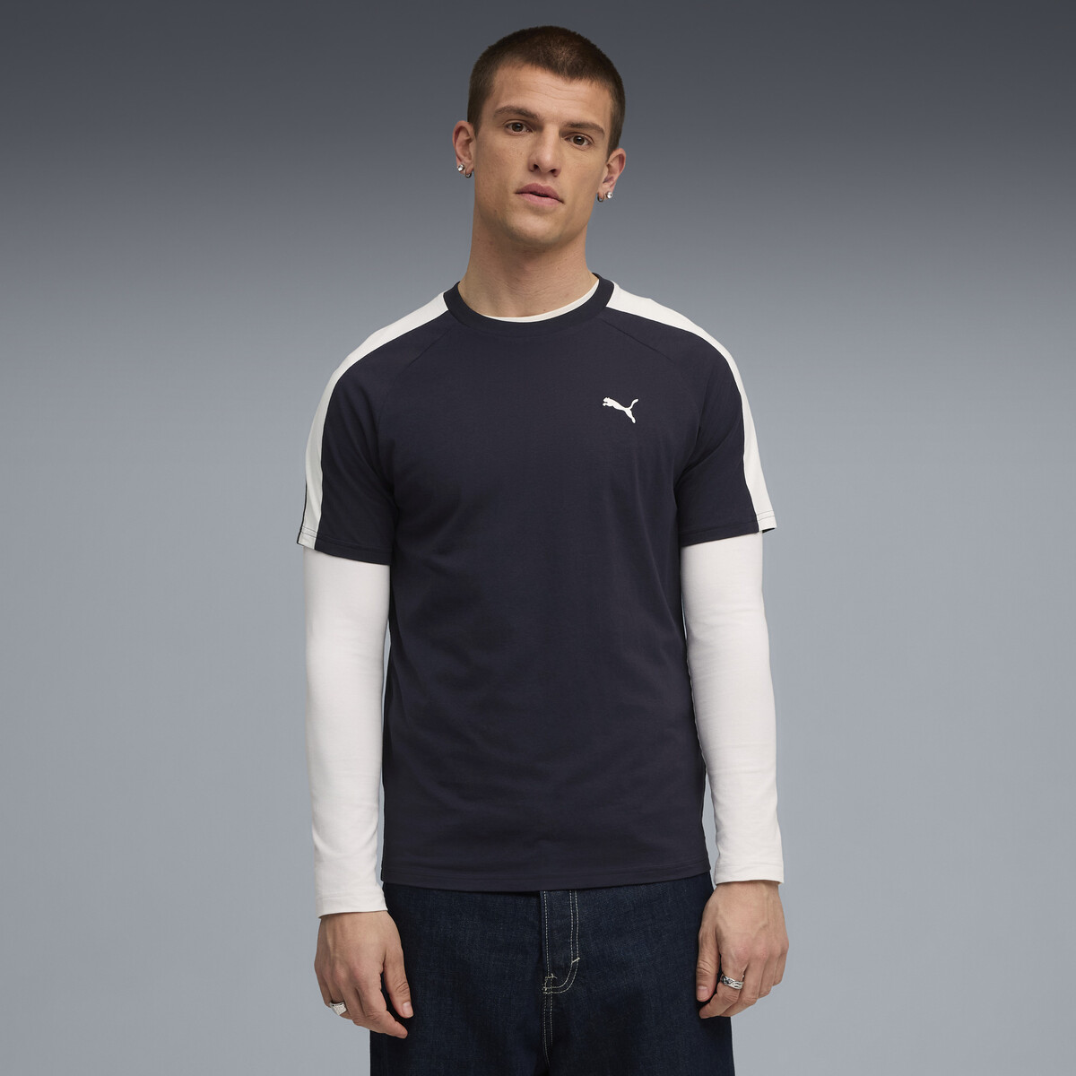 T7 T-Shirt Men in New Navy by PUMA, XS