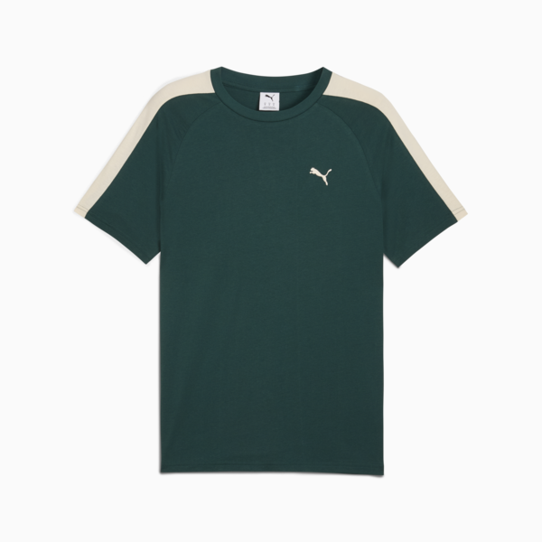 T7 Tee Men, Green Terrain-Alpine snow, large-ZAF