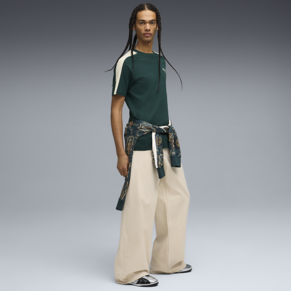 T7 Tee Men, Green Terrain-Alpine snow, large-ZAF