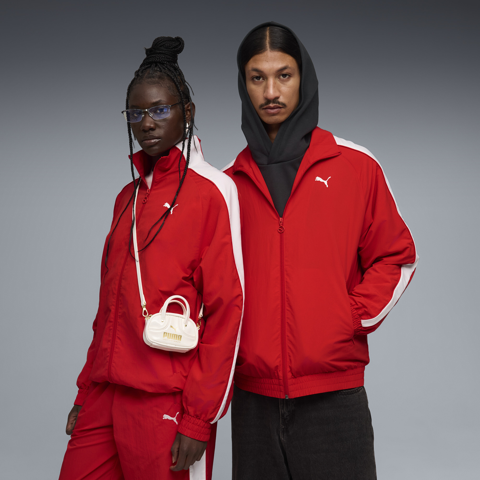 T7 UNISEX Geniş Kesim Track Ceket | Kırmızı | Puma | Sku