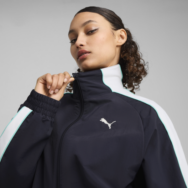 T7 Oversized Track Jacket Unisex, New Navy, large-ZAF
