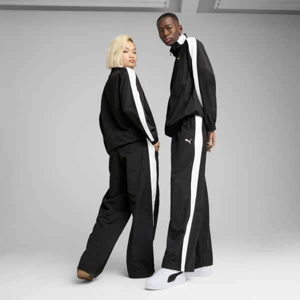 T7 Oversized Track Pants Unisex, PUMA Black, large-MEX