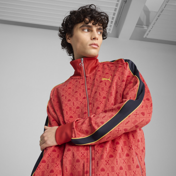 Chamarra Road To Unity para hombre, Red Fire-AOP, large-MEX