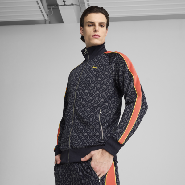 Road to Unity T7 Track Jacket Men, New Navy-AOP, large-MEX