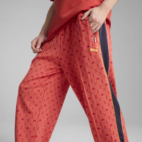 Pants holgados Road To Unity para hombre, Red Fire-AOP, large-MEX