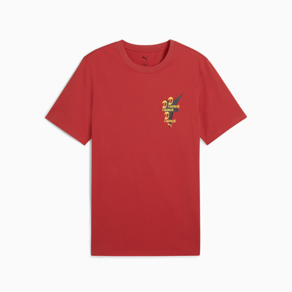 Road To Unity Graphic Tee Men, Red Fire, large-MEX