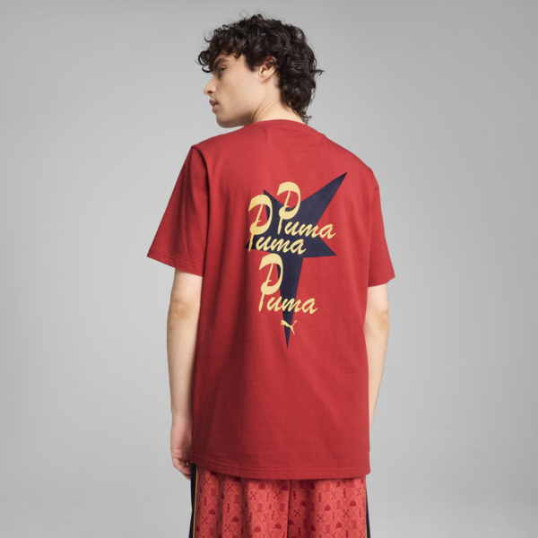 Road To Unity Graphic Tee Men, Red Fire, large-MEX