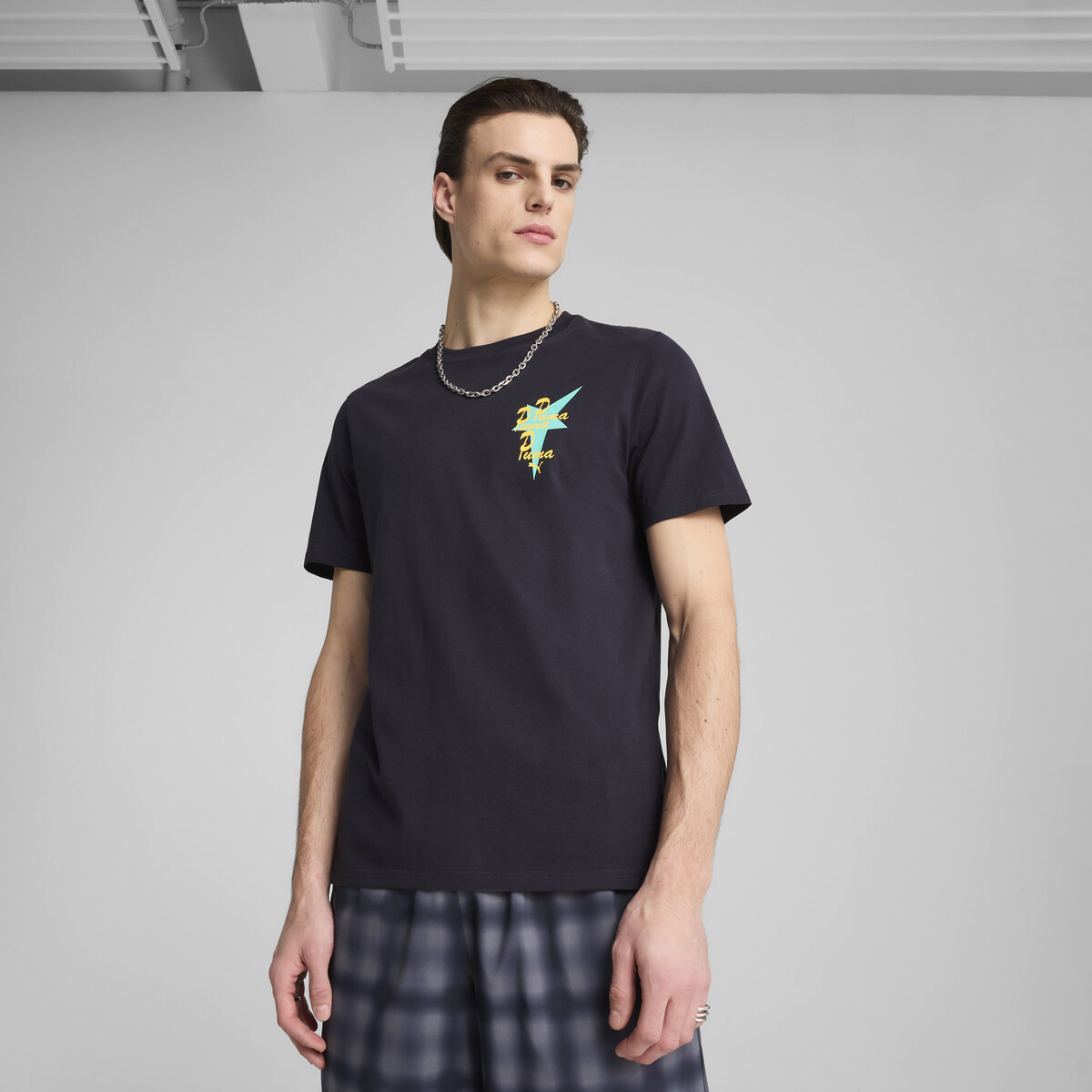 Road To Unity Graphic T-Shirt Men in New Navy by PUMA, XS