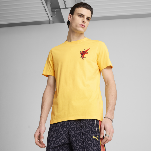 Road To Unity Graphic Tee Men, Sunny Yellow, large-MEX