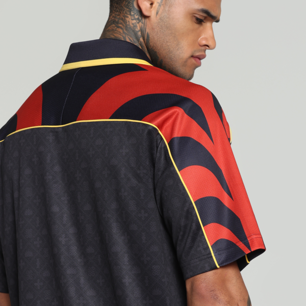 Road To Unity Relaxed Graphic Football Jersey, New Navy, large-MEX