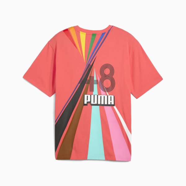 EQUAL LOVE CONFEDERATION Relaxed Graphic Tee, Peach Frost, large-MEX