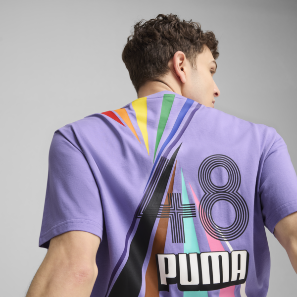 EQUAL LOVE CONFEDERATION Relaxed Graphic Tee, Lavender Alert, large-MEX