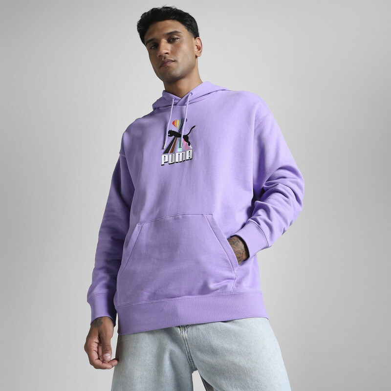 

PUMA EQUAL LOVE CONFEDERATION Relaxed Fit Graphic Hoodie