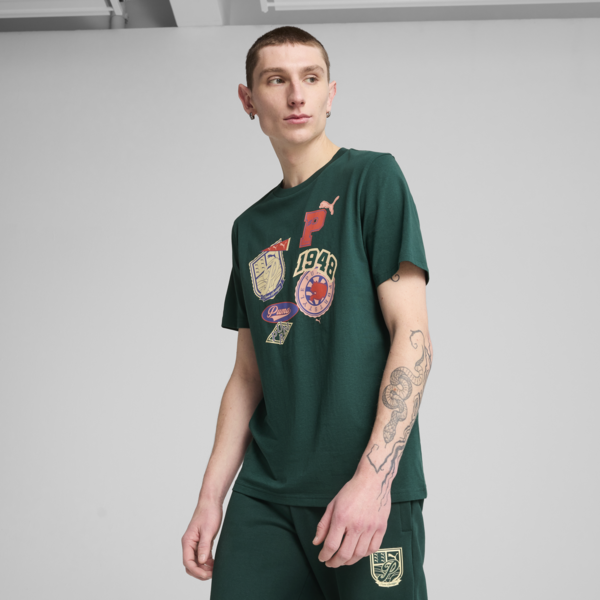 Remera SPORTS LEGACY Front Graphic para hombre, Dark Myrtle, large-ARG