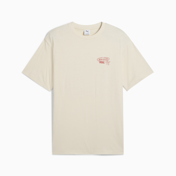 Remera holgada Graphics PUMA Drive-In para hombre, Alpine Snow, large-ARG