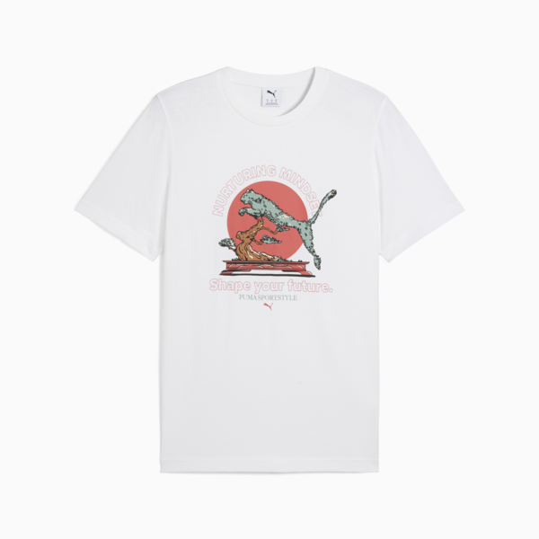 GRAPHICS PUMA Bonsai Tee Men, PUMA White, large-MEX