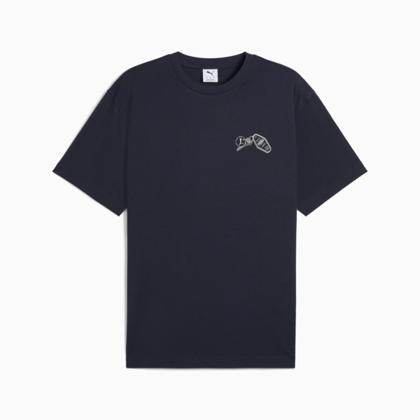 Remera holgada Graphics PUMA Hotel para hombre, New Navy, large-ARG