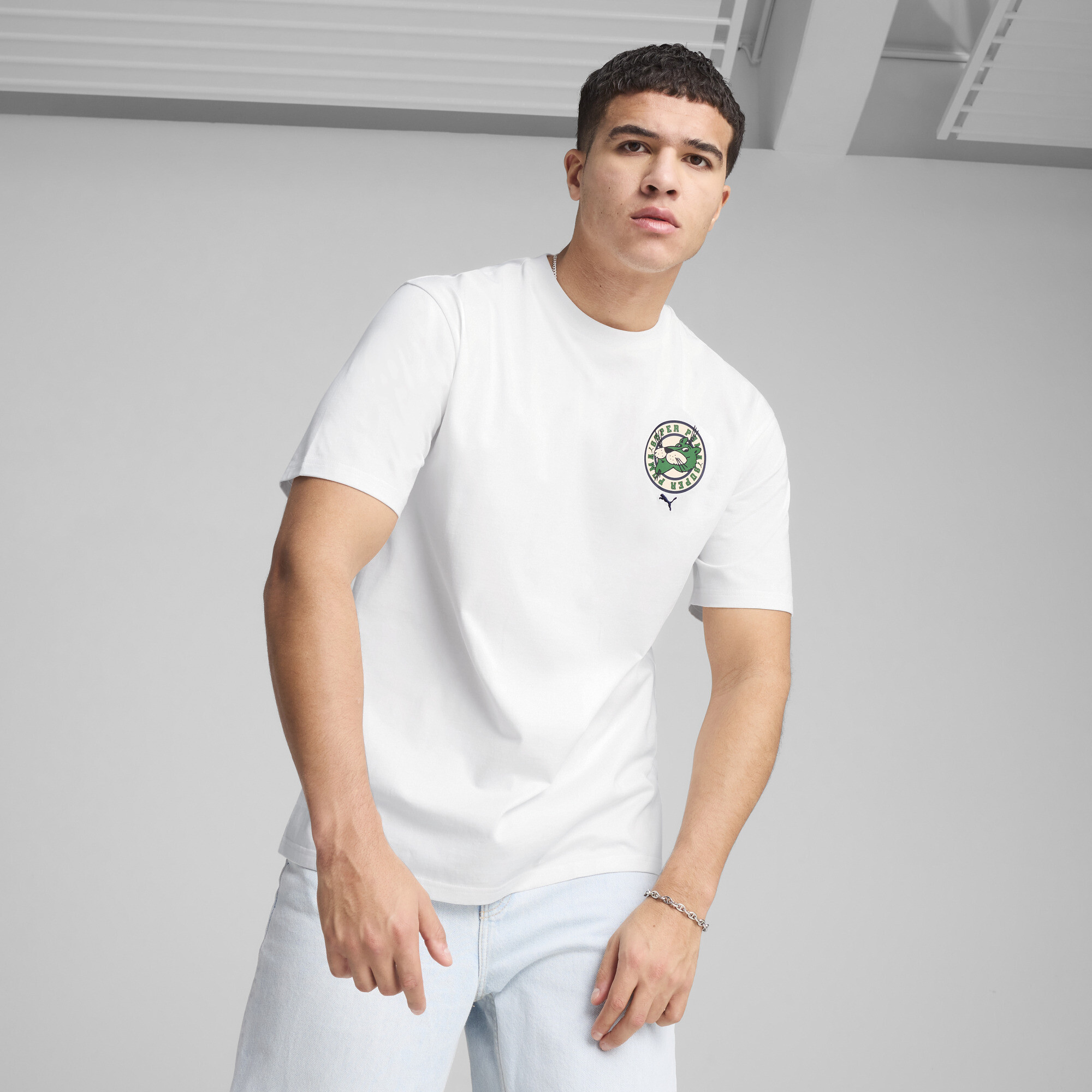 PUMA GRAPHICS SUPER PUMA MEN'S RELAXED T-SHIRT